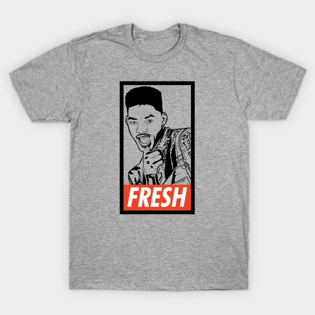 Fresh Prince Will Smith T-Shirt by scribblejuice